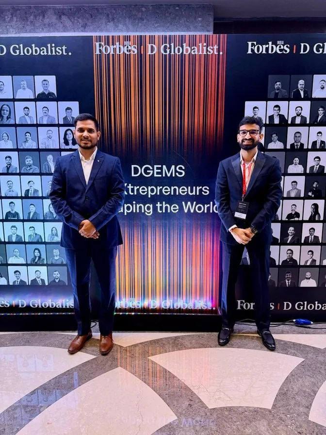 Sumit Bhat and Vikas Shukla at the Forbes DGEMS event